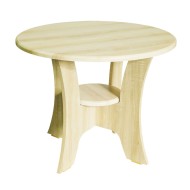 Masuta cafea Roma rotunda, MDF Sonoma, 68 x 54 cm Masuta cafea Roma rotunda, MDF Sonoma, 68 x 54 cm
